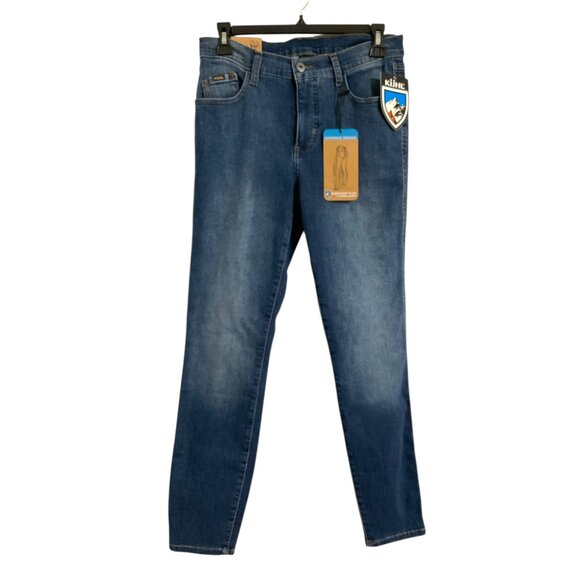 KUHL New Women 9" Kontour™ Flex Denim Skinny Jeans in Vintage Blue size 8 - Picture 2 of 16